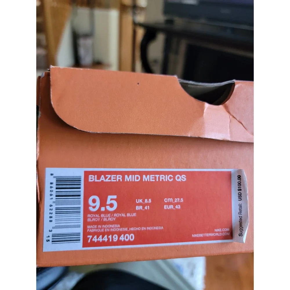 Blazer Mid Metric "Royal Blue " - Picture 7 of 12